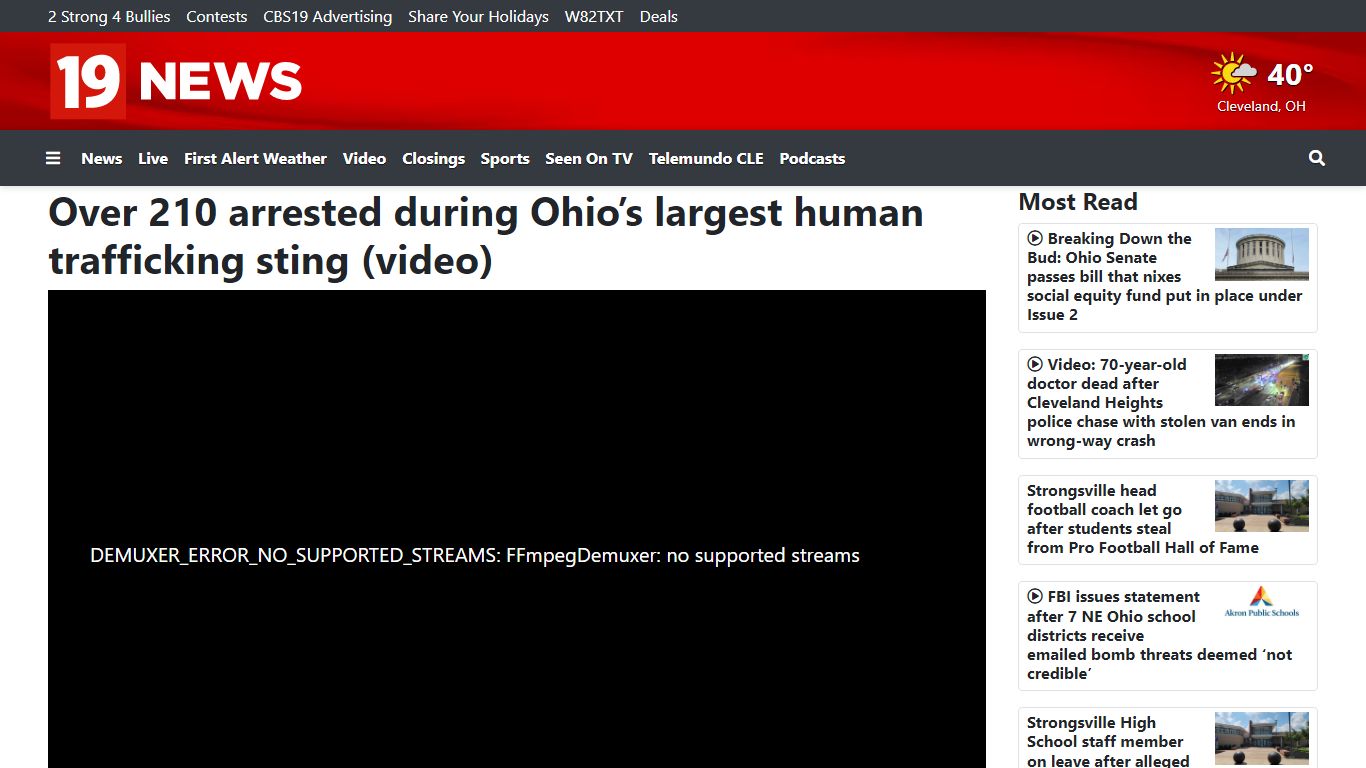 Over 210 arrested during Ohio’s largest human trafficking sting (video)