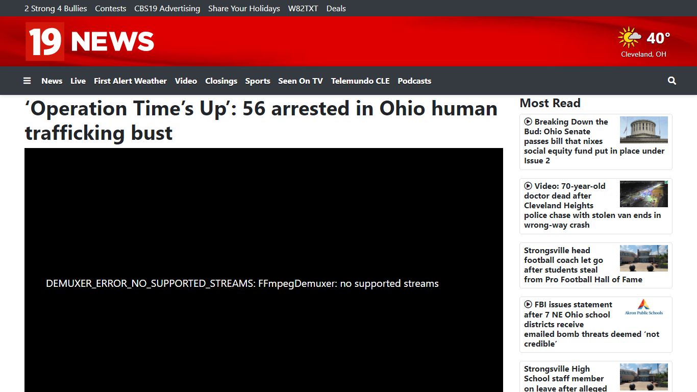 ‘Operation Time’s Up’: 56 arrested in Ohio human trafficking bust